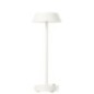 Lampe de table en métal blanc 12x12x31,5 cm Lampe de table en métal blanc 12x12x31,5 cm