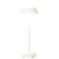 Lampe de table en métal blanc 12x12x31,5 cm Lampe de table en métal blanc 12x12x31,5 cm