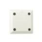 Plateau décoratif en verre argenté 20x20x3 cm Plateau décoratif en verre argenté 20x20x3 cm