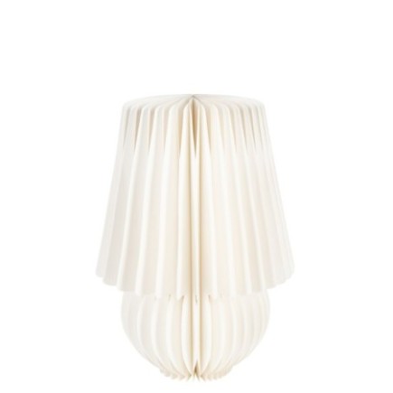 Lampada in carta grezza 27x27x38 cm