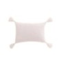 Coussin en coton blanc 30x15x45 cm Coussin en coton blanc 30x15x45 cm