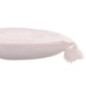 Coussin en coton blanc 30x15x45 cm Coussin en coton blanc 30x15x45 cm