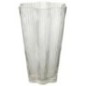 Vaso de vidro transparente 18 x 16,5 x 26,5 cm Vaso de vidro transparente 18 x 16,5 x 26,5 cm