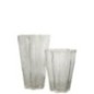 Vaso de vidro transparente 18 x 16,5 x 26,5 cm Vaso de vidro transparente 18 x 16,5 x 26,5 cm