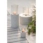 Columna de magnesio gris de 23 x 23 x 65 cm Columna de magnesio gris de 23 x 23 x 65 cm