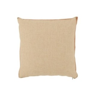 Coussin en lin et polyester multicolore 50x50x8 cm