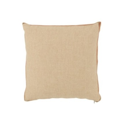 Cuscino in lino e poliestere multicolore 50x50x8 cm