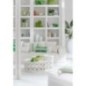 Cuscino in cotone verde e bianco 50x15x30 cm Cuscino in cotone verde e bianco 50x15x30 cm