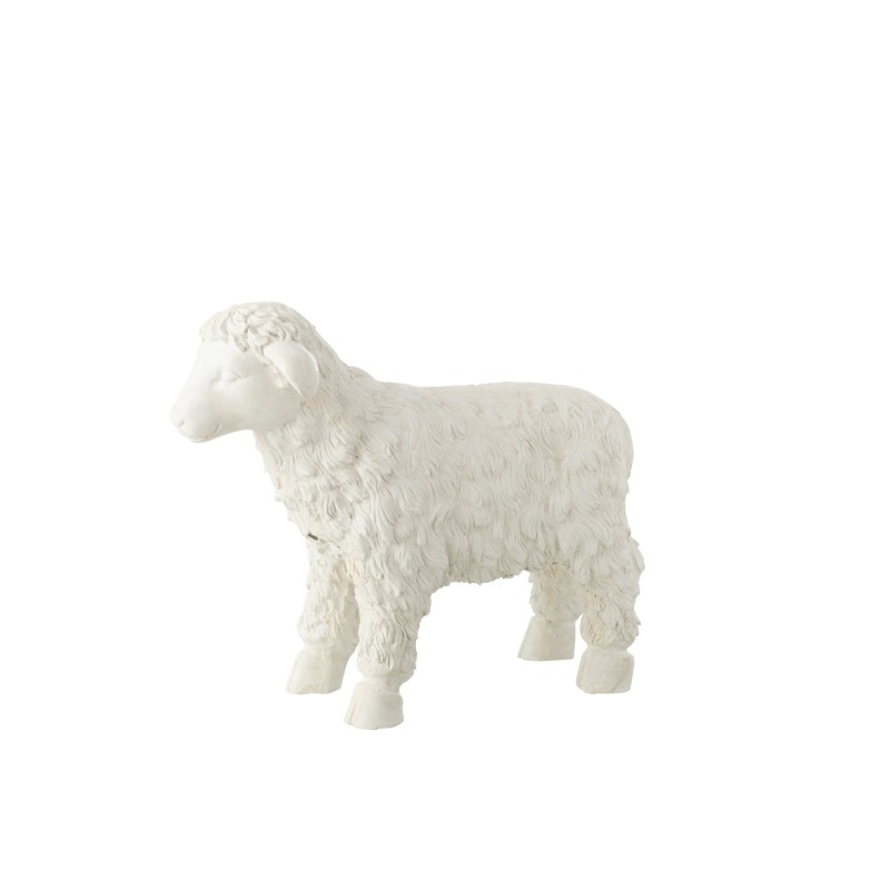 Mouton en Mgo beige 49x39x22 cm Mouton en Mgo beige 49x39x22 cm
