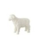 Pouf in Mgo beige 49x39x22 cm Pouf in Mgo beige 49x39x22 cm
