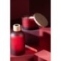 Bougie en cire rouge 11,5x10x11,5 cm Bougie en cire rouge 11,5x10x11,5 cm