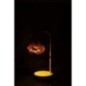 Lampe en fer orange et ivoire 36,5x13,5x10,5 cm Lampe en fer orange et ivoire 36,5x13,5x10,5 cm