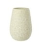 Vase en verre blanc et vert 19,5x19,5x27 cm Vase en verre blanc et vert 19,5x19,5x27 cm