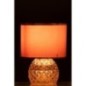 Lampe de table en verre rose 23x17,2x17,2 cm Lampe de table en verre rose 23x17,2x17,2 cm