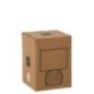Candeeiro de mesa em vidro rosa, 23 x 17,2 x 17,2 cm Candeeiro de mesa em vidro rosa, 23 x 17,2 x 17,2 cm