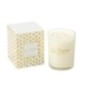 Vela perfumada grande de cera dorada, 10,5 x 10,5 x 13,5 cm Vela perfumada grande de cera dorada, 10,5 x 10,5 x 13,5 cm