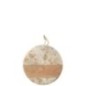 Tagliere per formaggi in marmo beige 26,5x26,5x1,5 cm