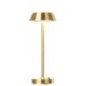 Lampe de table en métal doré 12x12x31,5 cm Lampe de table en métal doré 12x12x31,5 cm