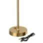Lampe de table en métal doré 12x12x31,5 cm Lampe de table en métal doré 12x12x31,5 cm