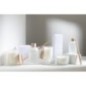 Difusor com palhetas em vidro branco, 7,5 x 7,5 x 27,5 cm Difusor com palhetas em vidro branco, 7,5 x 7,5 x 27,5 cm