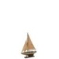 Voilier en bois marron 30x43x6,5 cm Voilier en bois marron 30x43x6,5 cm