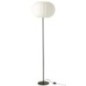 Lampada da terra in metallo e tessuto bianco 50x173x50 cm Lampada da terra in metallo e tessuto bianco 50x173x50 cm
