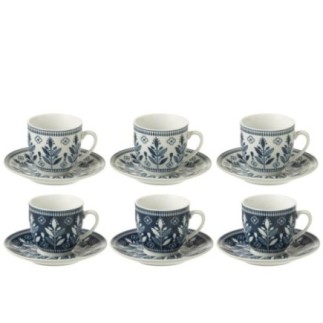 Tasses à café en céramique bleu foncé 5,1x3x5,5 cm