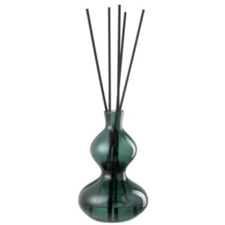 Huile parfumée en verre vert foncé 20x20x31 cm