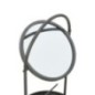 Espelho de mesa em ferro preto, 23 x 43 x 23 cm Espelho de mesa em ferro preto, 23 x 43 x 23 cm