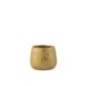Macetero de gres dorado, 17 x 17 x 14 cm Macetero de gres dorado, 17 x 17 x 14 cm