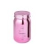 Vela perfumada em vidro rosa, 8x8x13 cm Vela perfumada em vidro rosa, 8x8x13 cm
