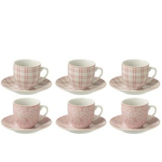 Tazze da caffè in ceramica rosa 5,1x3x5,5 cm