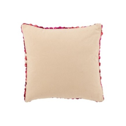 Cuscino in acrilico rosa e scuro, 50x15x50 cm
