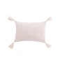 Coussin en coton blanc 30x15x45 cm Coussin en coton blanc 30x15x45 cm