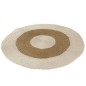 Tapis naturel rond zostère en bois blanc 197x197x1 cm Tapis naturel rond zostère en bois blanc 197x197x1 cm