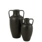 Vaso 2 manici in terracotta nera 47x47x66 cm Vaso 2 manici in terracotta nera 47x47x66 cm
