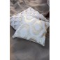 Almofada de algodão branco 40x60x12 cm Almofada de algodão branco 40x60x12 cm