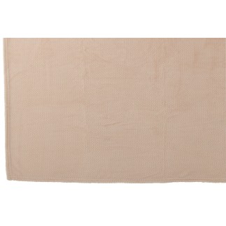 Manta de poliéster rosa de 170 x 130 cm