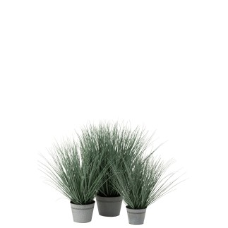 Planta artificial de plástico con maceta verde de 82cm