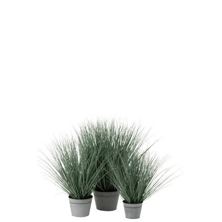 Planta artificial de plástico con maceta verde de 82cm