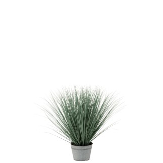 Pianta artificiale in plastica con vaso verde 82 cm