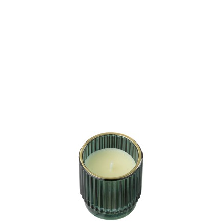 Vela de cera verde 7x7x7 cm
