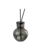 Vase en verre vert 15x15x19 cm