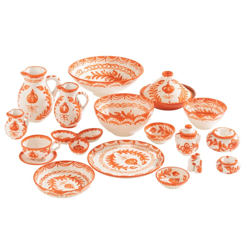 Cinzeiro em cerâmica laranja 14x14x7 cm Cinzeiro em cerâmica laranja 14x14x7 cm