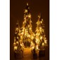 Sapin de Noël en platique rouge et vert 22x22x95 cm Sapin de Noël en platique rouge et vert 22x22x95 cm