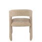Fauteuil en textile beige 66x65x86cm Fauteuil en textile beige 66x65x86cm