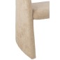 Fauteuil en textile beige 66x65x86cm Fauteuil en textile beige 66x65x86cm