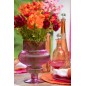 Vaso «Ada» em vidro rosa, 20 x 20 x 25 cm Vaso «Ada» em vidro rosa, 20 x 20 x 25 cm