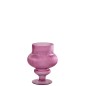 Vase « Ada » en verre rose 20x20x25 cm Vase « Ada » en verre rose 20x20x25 cm