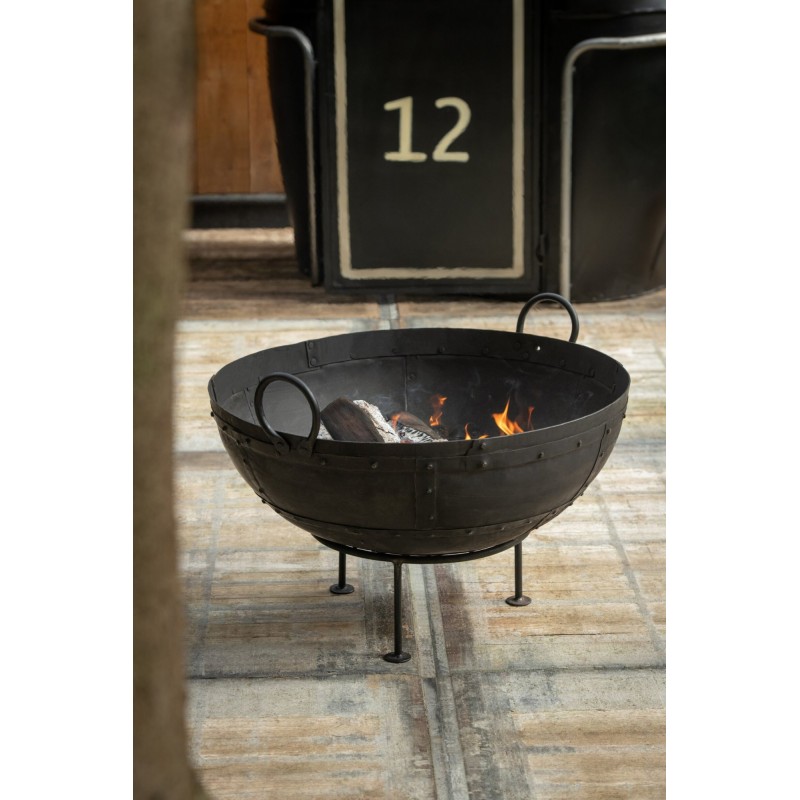 Braciere in ferro marrone 72x40 cm Braciere in ferro marrone 72x40 cm